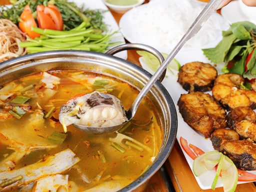 Thành quả cho món lẩu cá lăng siêu hấp dẫn