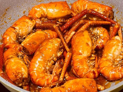 Thành quả cho món tôm rang me siêu hấp dẫn