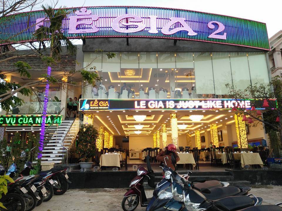 Lê Gia là nhà hàng nổi tiếng với nhiều món ngon từ hải sản