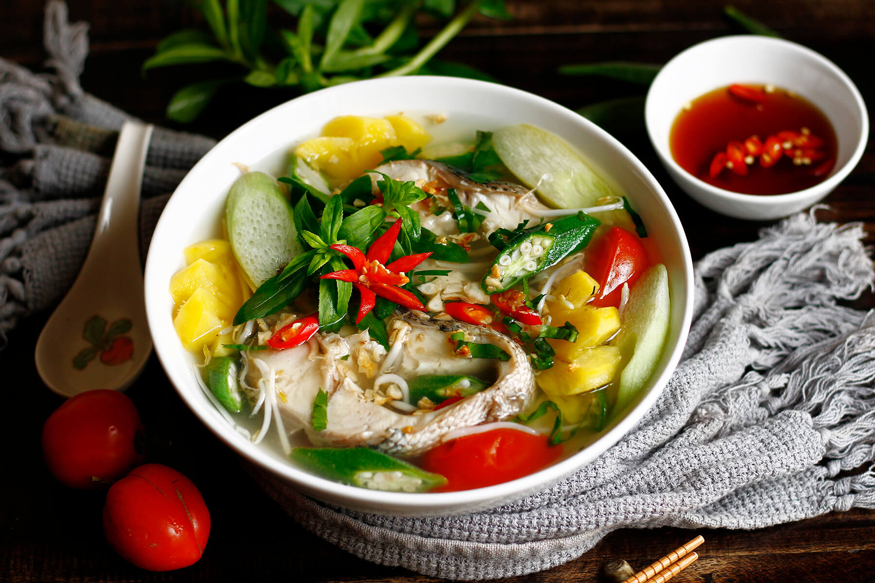 Cá chuối nấu canh chua