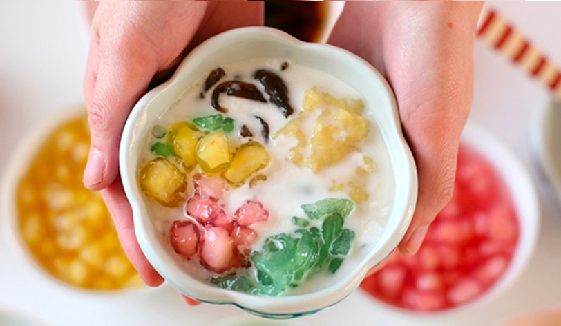 Chè bánh lịt đậu xanh