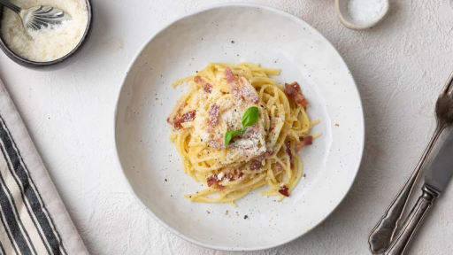 Spaghetti Carbonara - Món Âu cơ bản